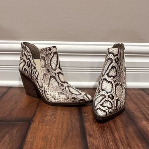 Vince Camuto Snakeskin Boots